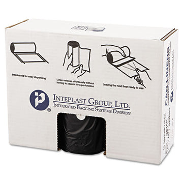 Inteplast Group High-density Commercial Can Liners Value Pack, 60 Gal, 19 Microns, 38" X 58", Black, 150-carton freeshipping - TVN Wholesale